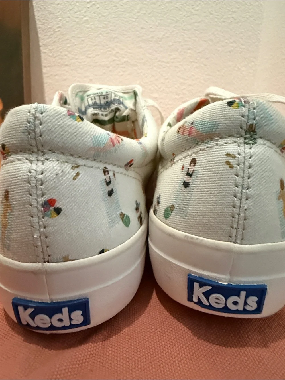 Keds white canvas